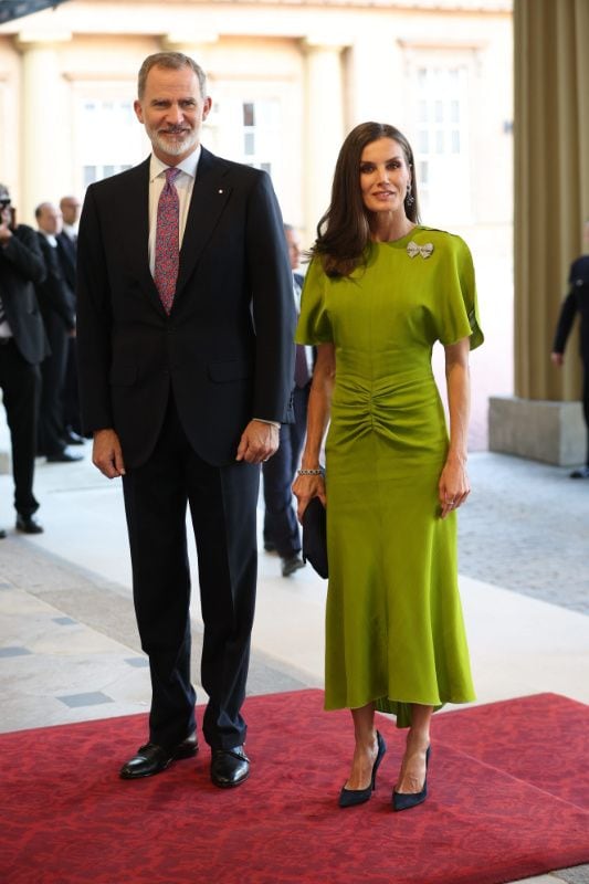 Los Reyes en el Palacio de Buckingham