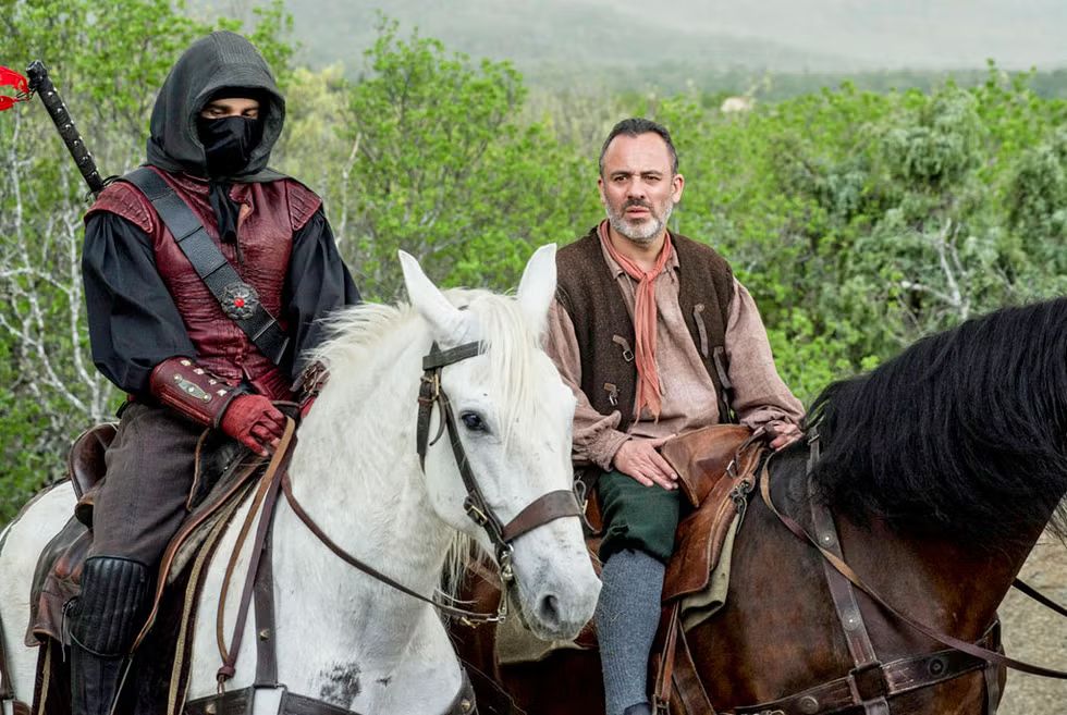 David Janer y Javier Gutiérrez como Gonzalo de Montalvo y Satur en 'Aguila roja'