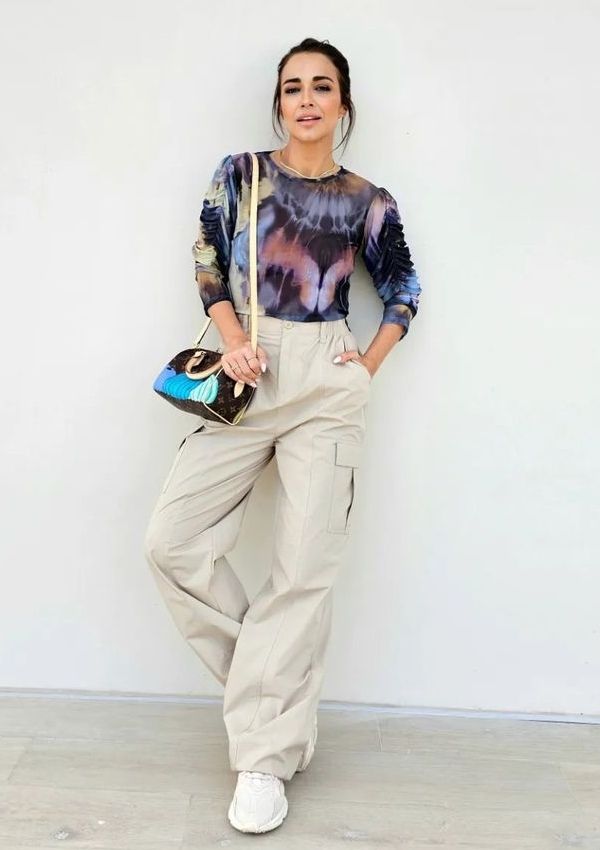 Paula Echevarría con look de Primark y zapatillas Adidas