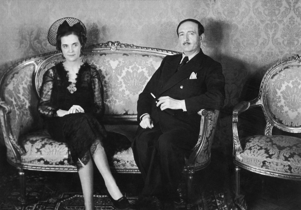 Los reyes Zog y Geraldine