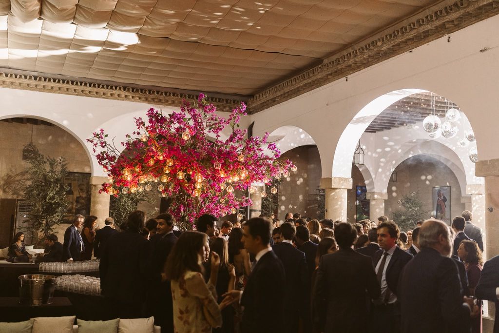 Los claustros donde tuvo lugar la fiesta hasta altas horas de la noche