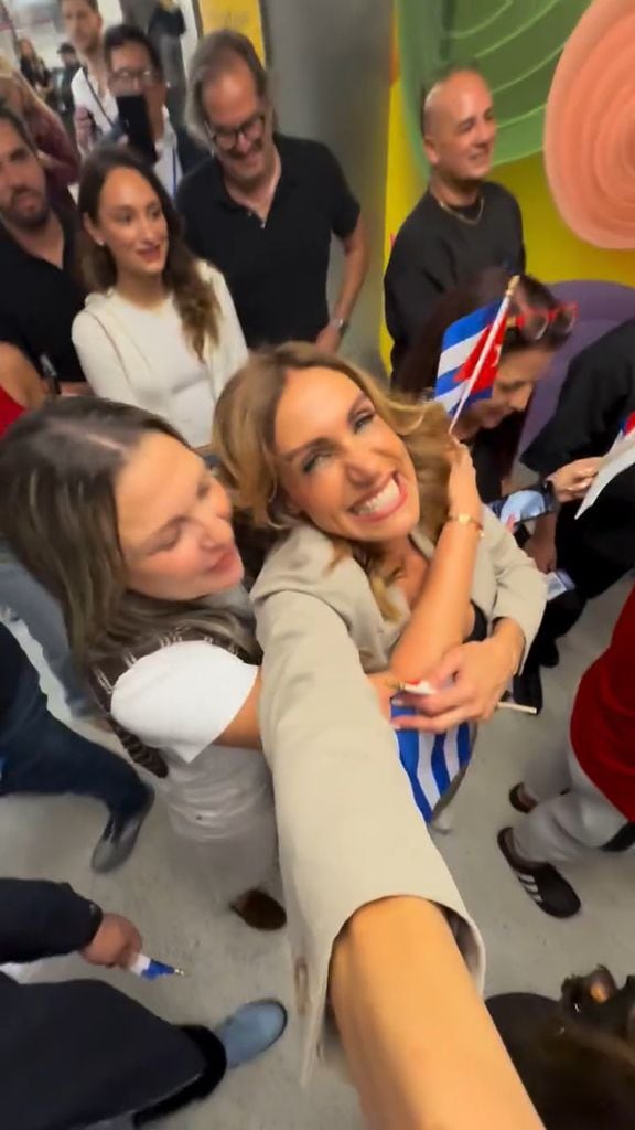 Lili Estefan estaba muy emocionada por ver a su hija feliz