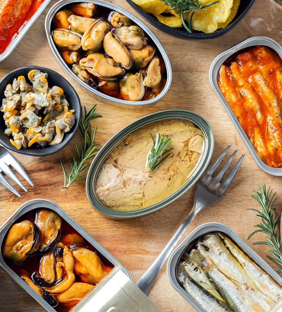 Conservas de pescado.