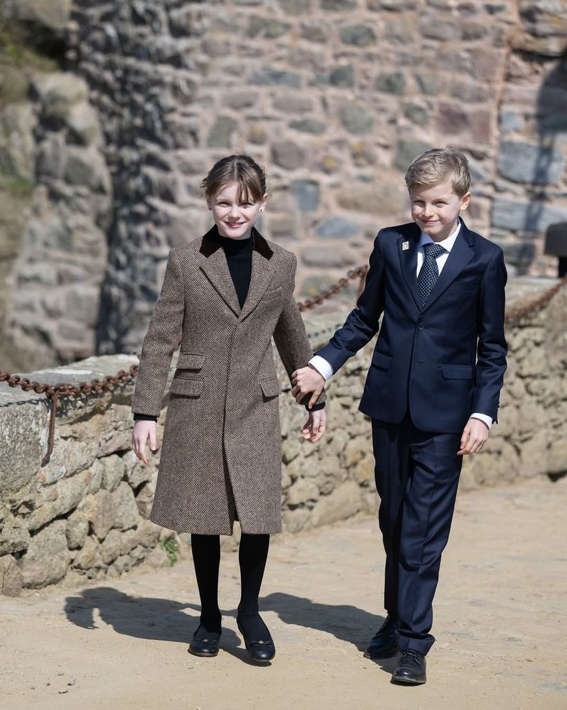 Los príncipes Jacques y Gabriella suelen acompañar a sus padres en diversos actos oficiales
