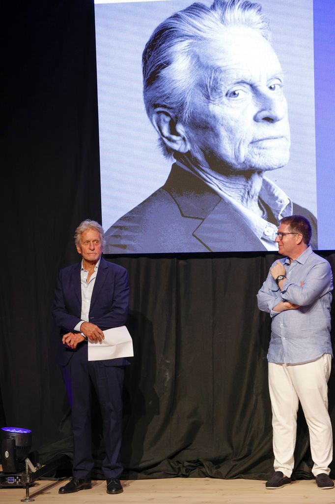 El actor durante su intervención en el acto