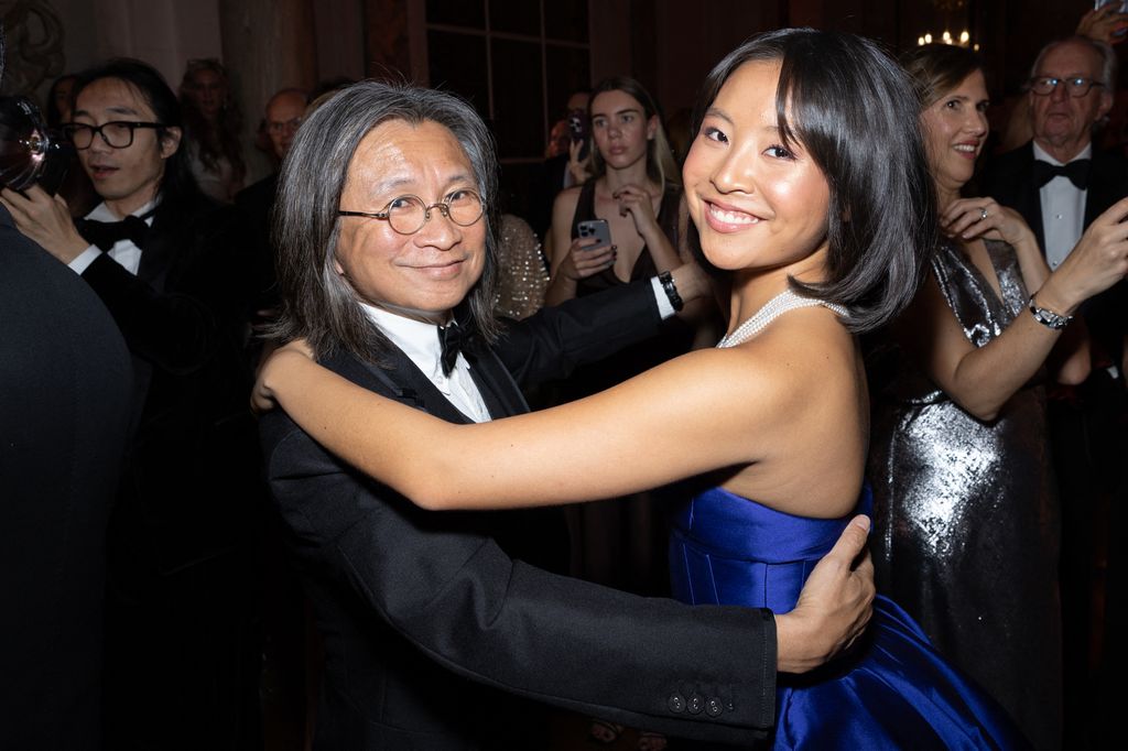 Jillian Chan, de Georges Hobeika, y su padre, el director de cine Peter Chan