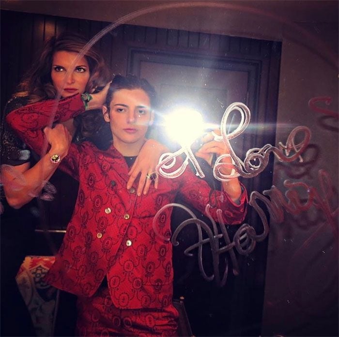 Stephanie Seymour y Harry Brant