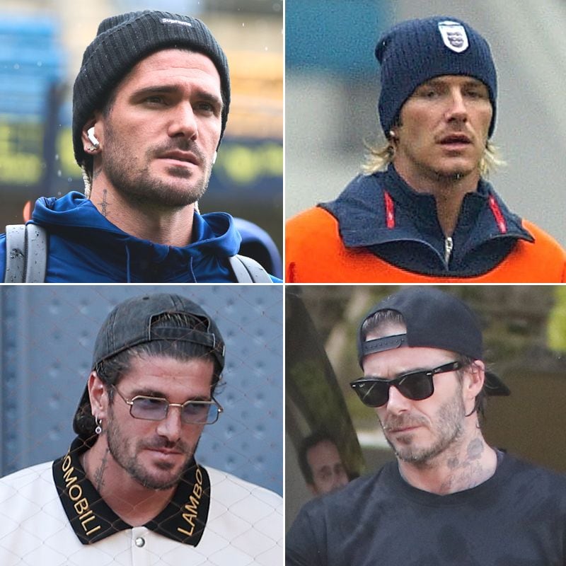 Rodrigo de Paul y David Beckham