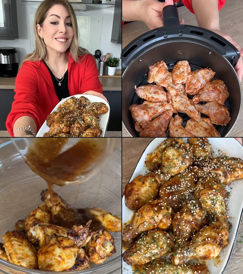 Alitas de pollo con Airfryer