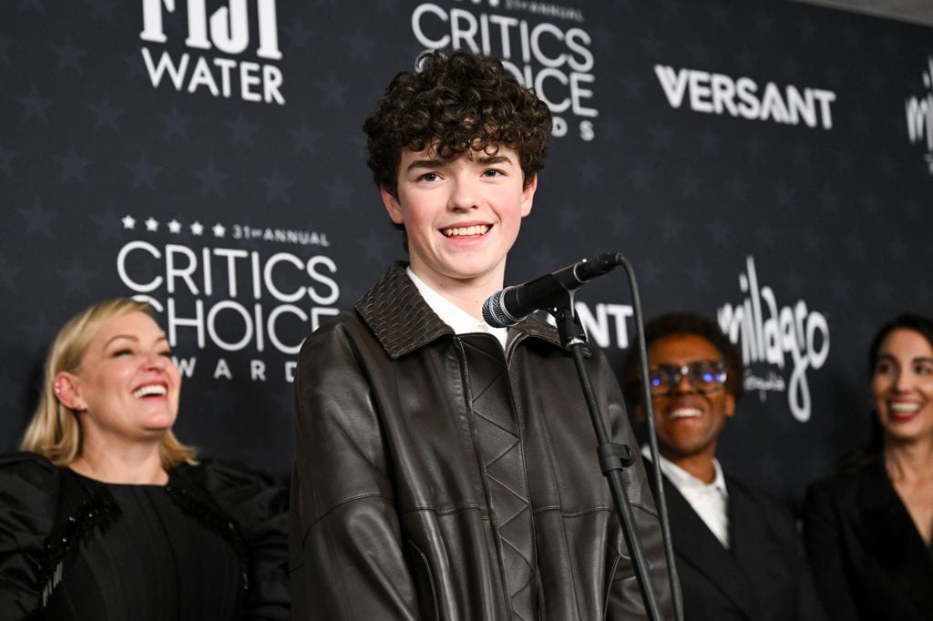 Owen Cooper, feliz tras ganar su premio