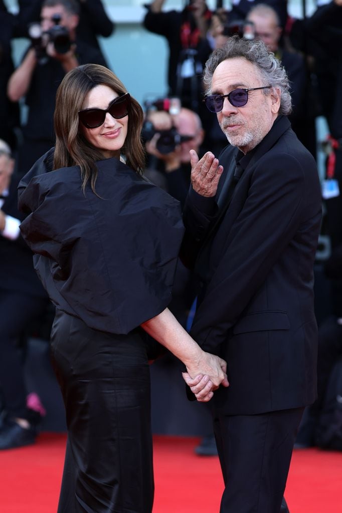 Monica Bellucci y Tim Burton anunciaron su separación con un breve comunicado conjunto.