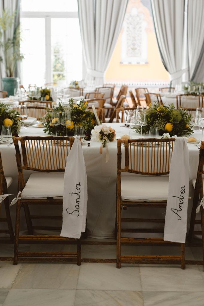 Decoración de boda