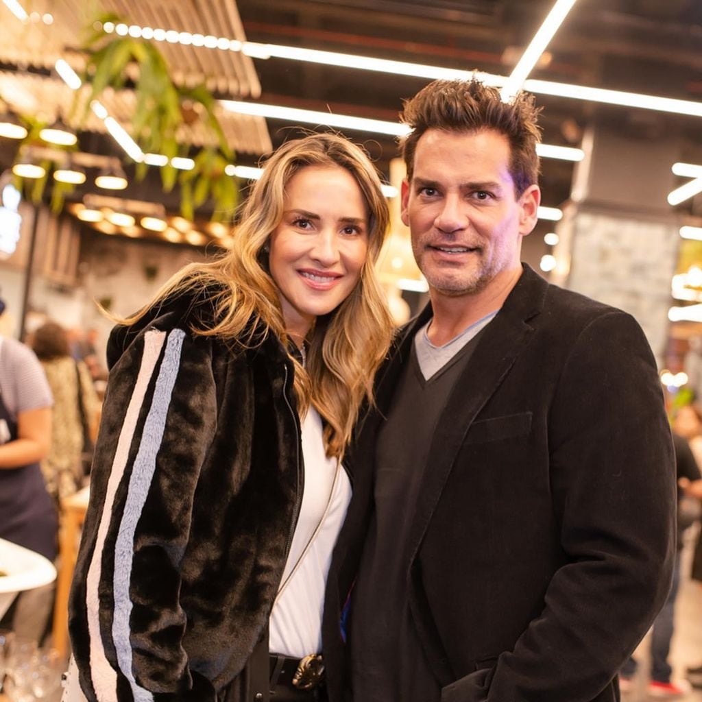 Cristian de la Fuente y su esposa Angélica Castro