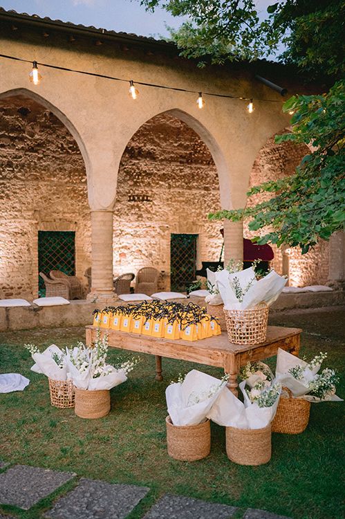 Decoración y organización de boda al aire libre