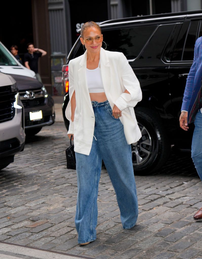 Jennifer López en las calles de Nueva York.