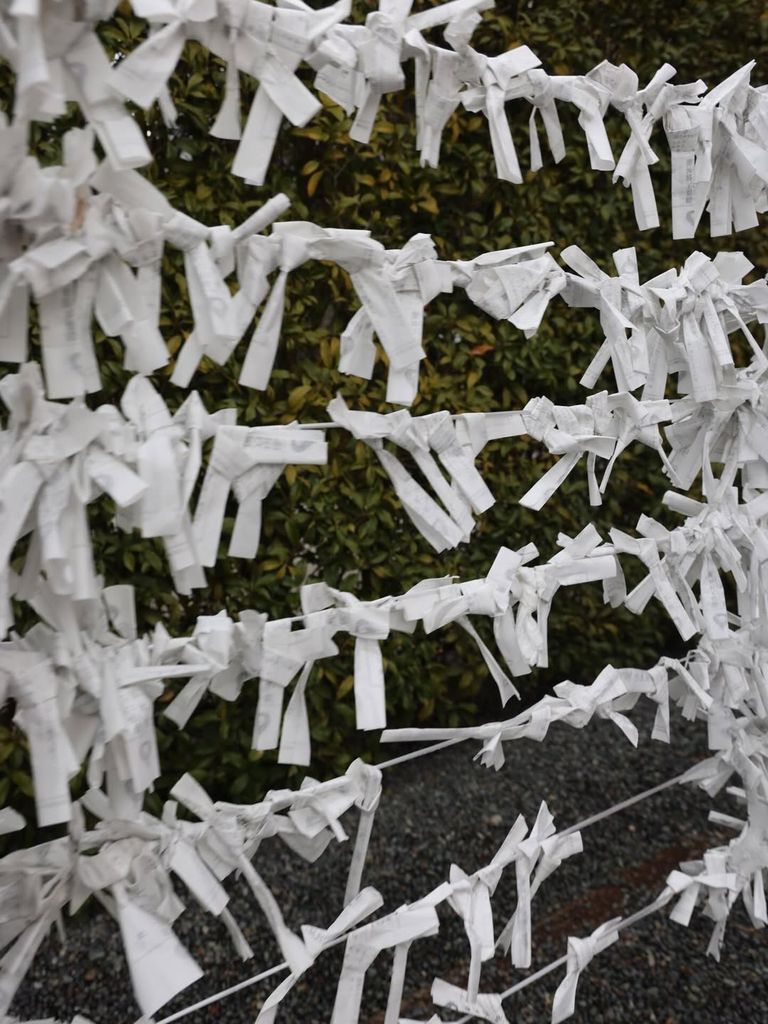 "Los Omikuji para dejar atrás la mala suerte y atraer la buena", ha contado Tamara en sus redes sobre esta particular tradición nipona
