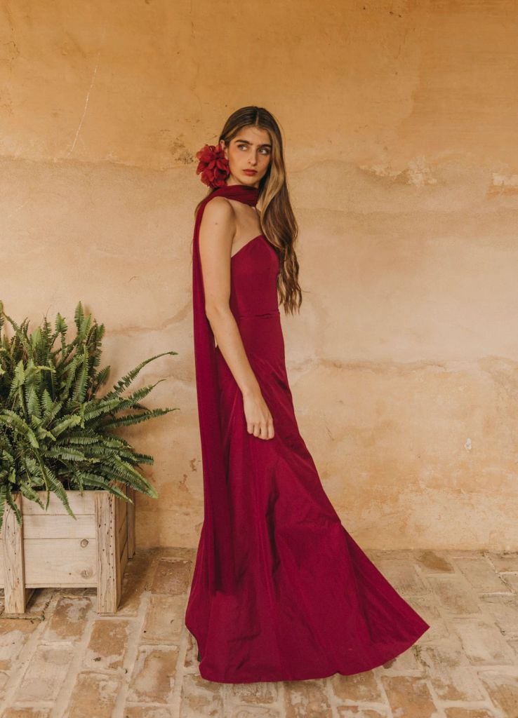 Vestidos de invitada para testigos de boda rojo
