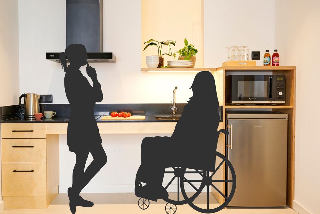 Collage se una cocina accesible