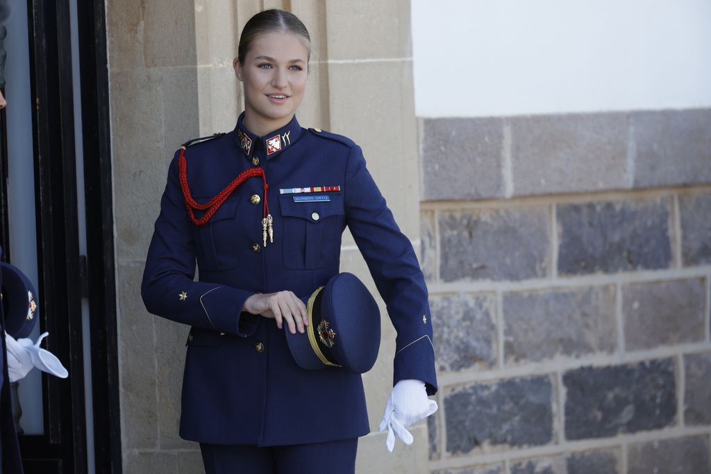 La princesa Leonor en la Academia del Aire de San Javier, en Murcia