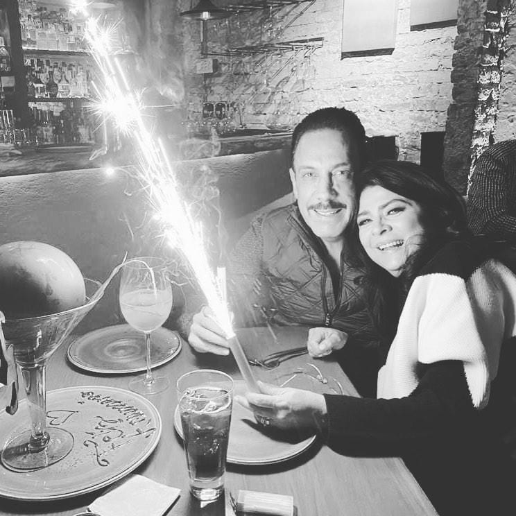 Victoria Ruffo y Omar Fayad