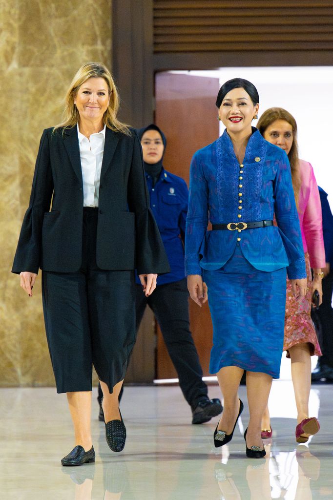 La reina Máxima de Holanda en su visita oficial a Indonesia.