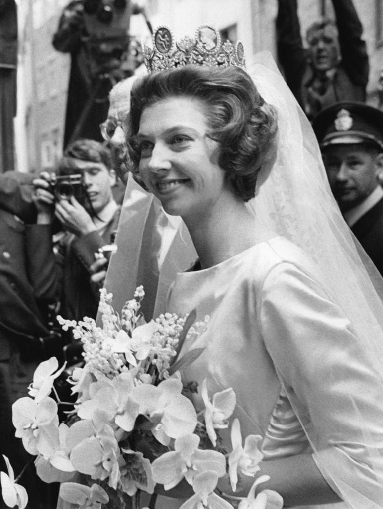 La boda de la princesa Desirée de Suecia en 1964 y su vestido de novia