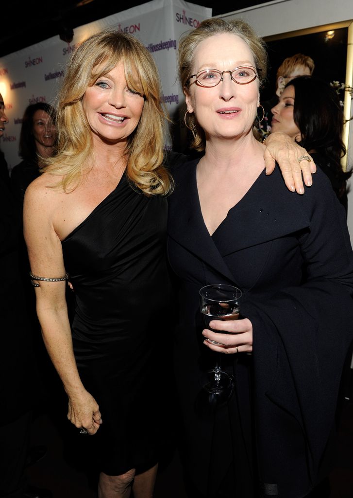 Goldie Hawn y Meryl Streep en 2011 en Nueva York