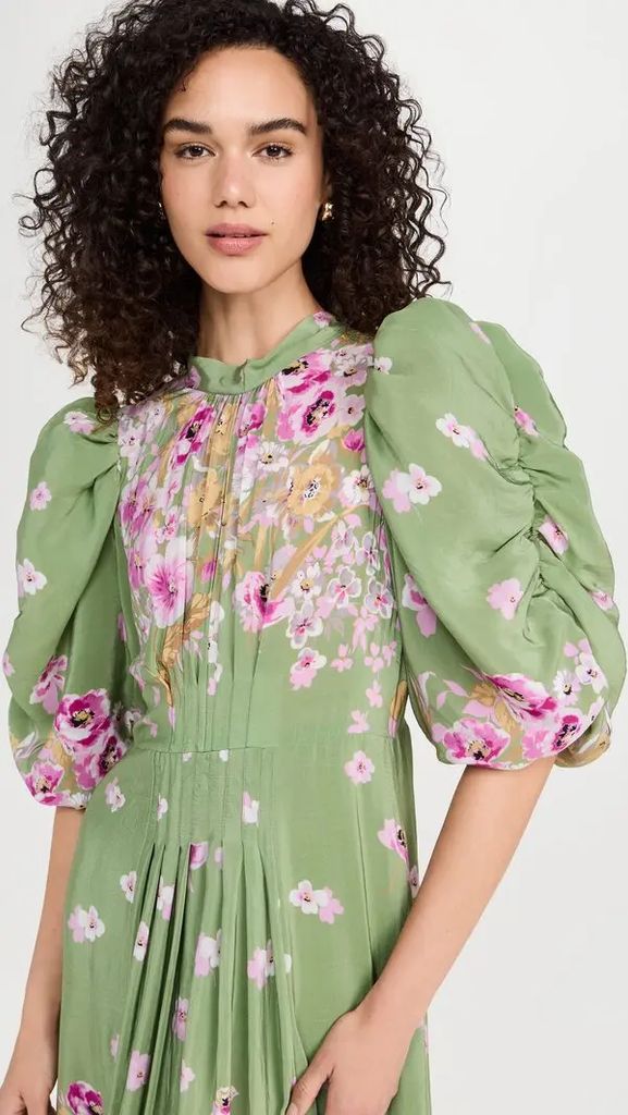 Vestido floral de byTiMo que ha llevado Victoria de Suecia.
