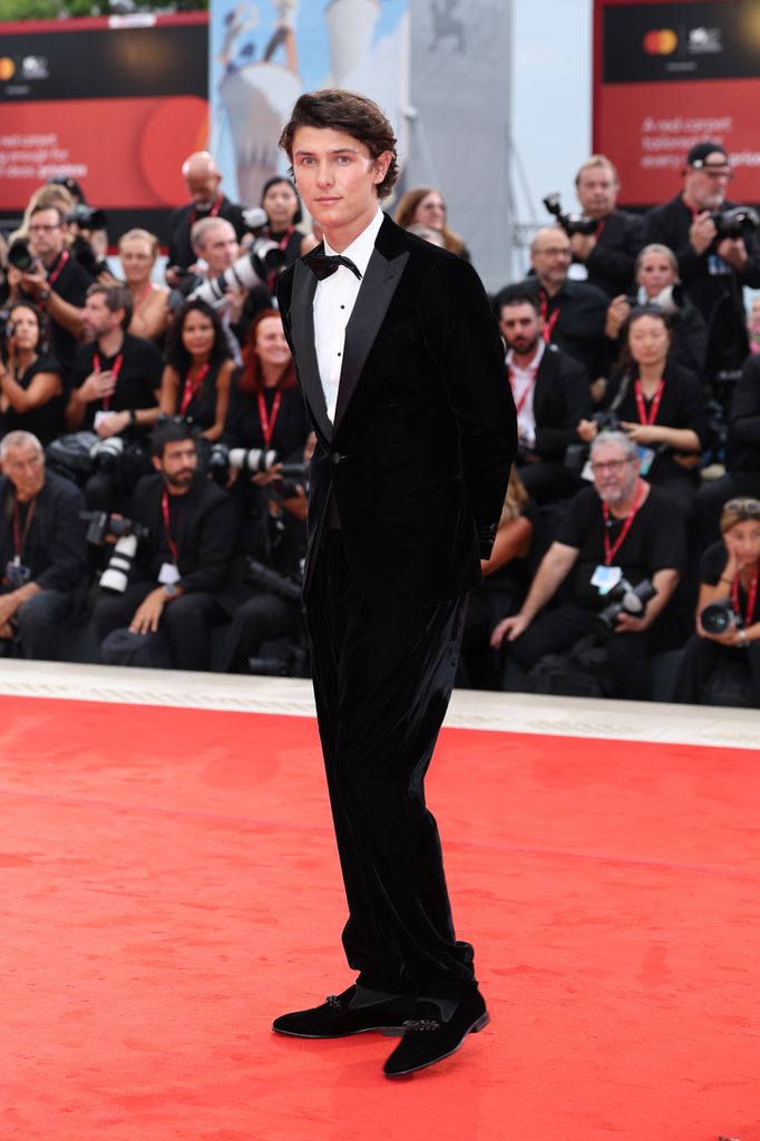 Nicolás de Dinamarca en la alfombra roja del Festival de Venecia