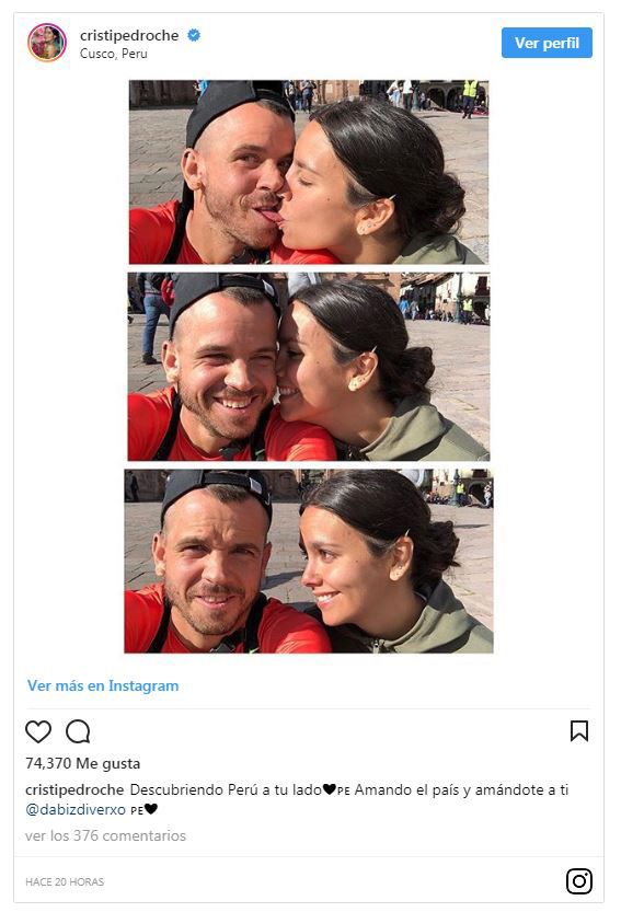 Cristina Pedroche descubre Perú con David Muñoz
