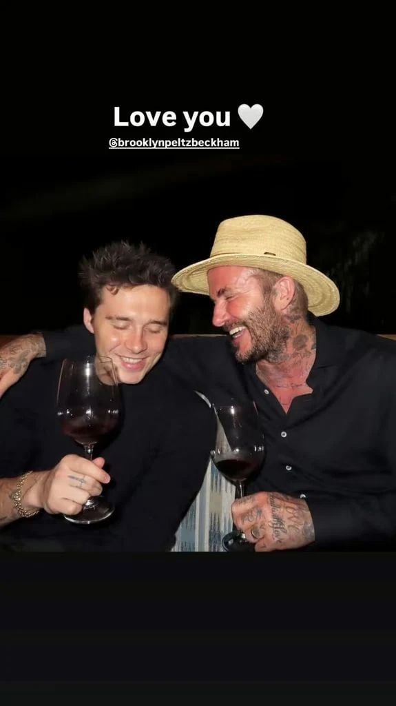 El desgarrador mensaje de David Beckham a su hijo Brooklyn en el Día del Padre: “Te amo”