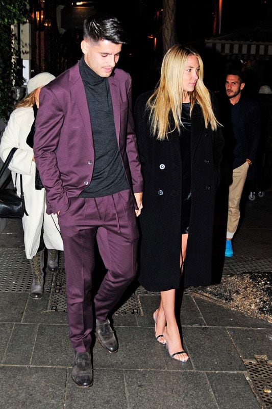 Álvaro Morata y Alice Campello