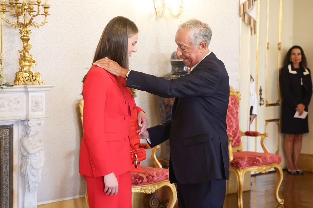 La princesa Leonor con el presidente de la República, Marcelo Rebelo de Sousa, visita Portugal en su primer viaje oficial al extranjero, julio 2024
