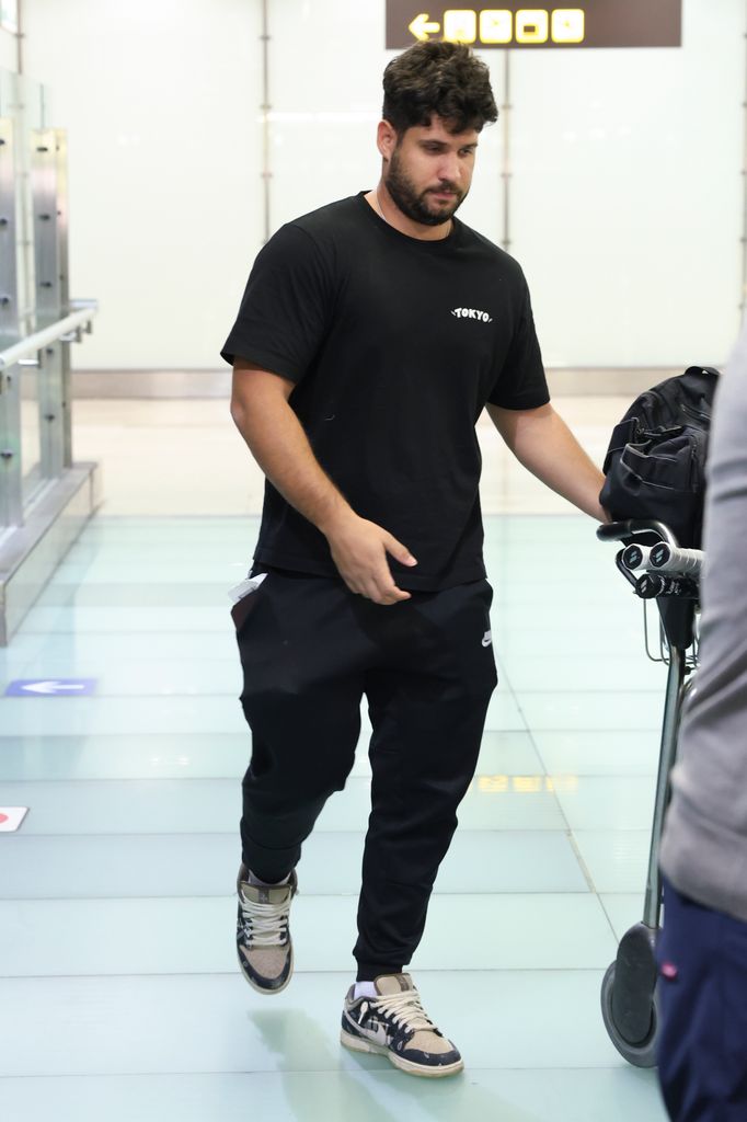 Álvaro Alcaraz, con sus maletas