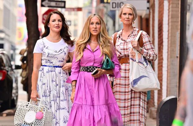 Carrie, Miranda y Charlotte en 'And Just Like That...'