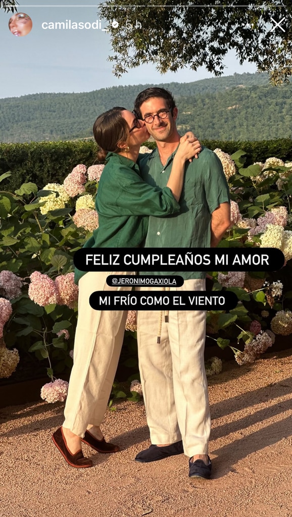Camila Sodi compartió esta foto para celebrar el cumpleaños de Jerónimo Gaxiola, su nuevo amor.