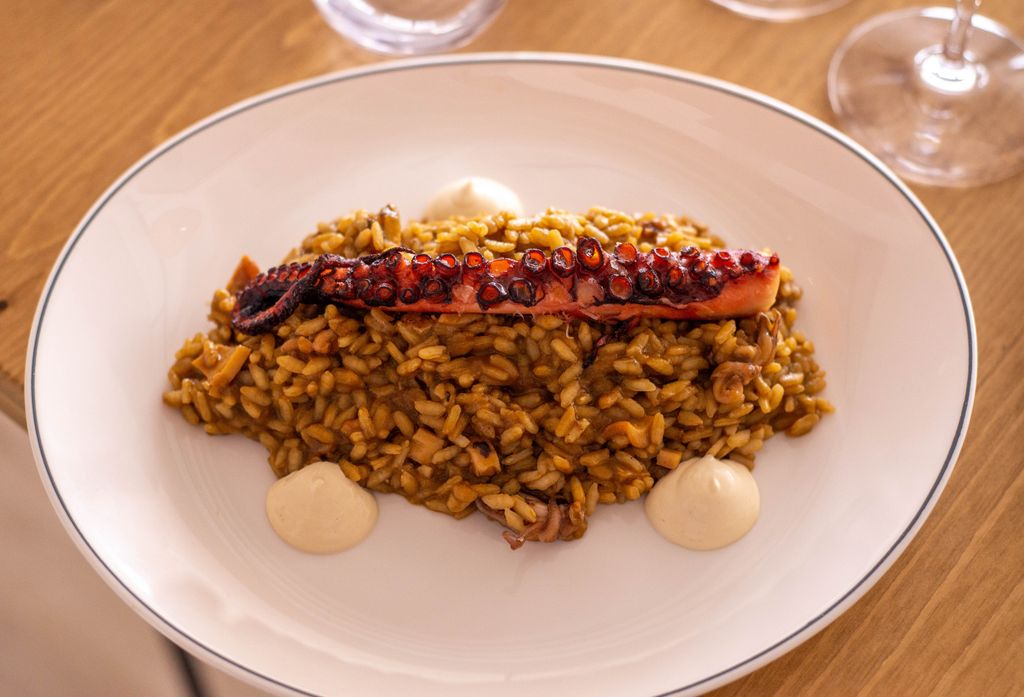 Arroz con pulpo