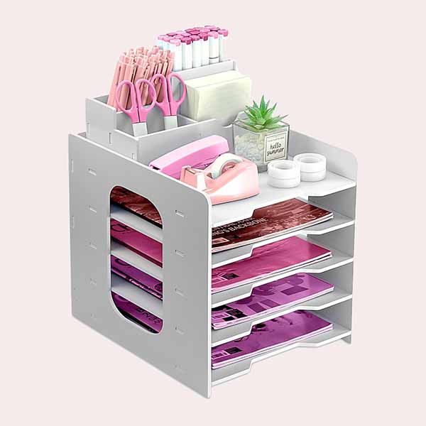 Organizador 5 Niveles en Blanco Amazon