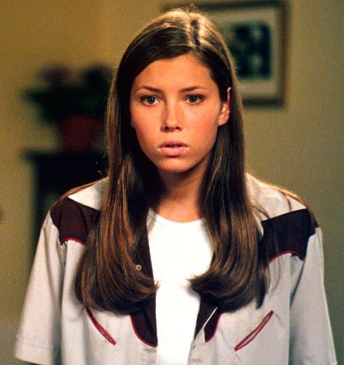 Con solo 14 años Jessica Biel debutó en 'Siete en el paraíso'