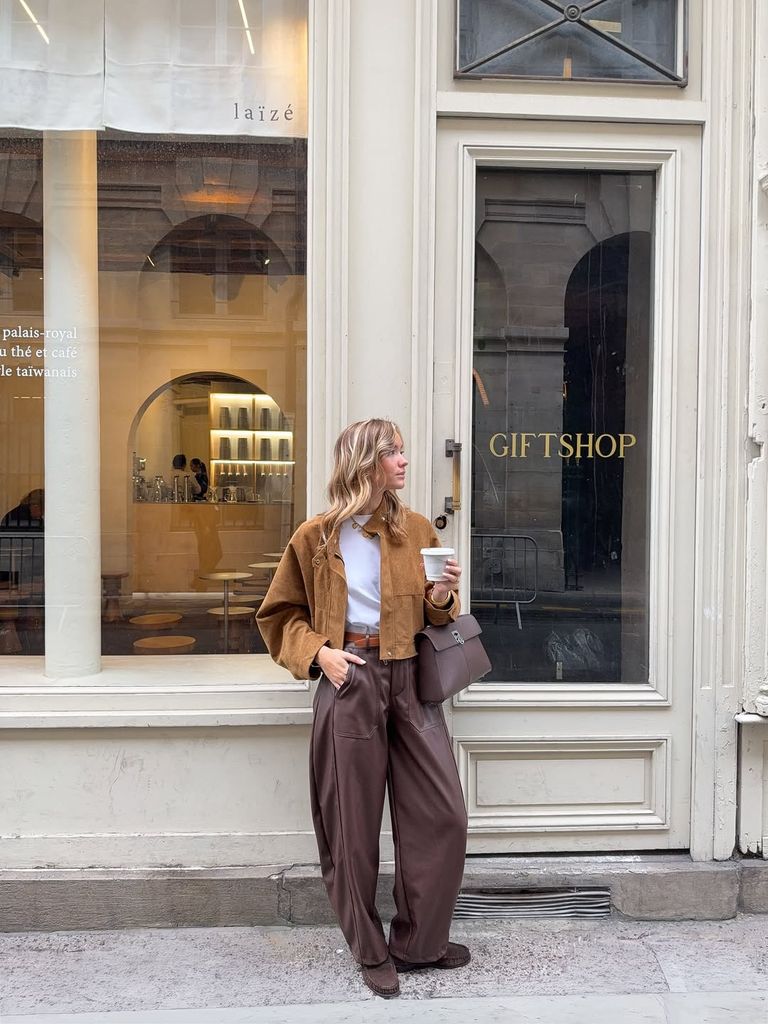 pantalón de cuero de @ines.frassint