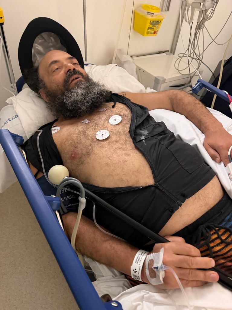 Ignatius Farray fue ingresado tras finalizar la función donde sufrió una aparatosa caída