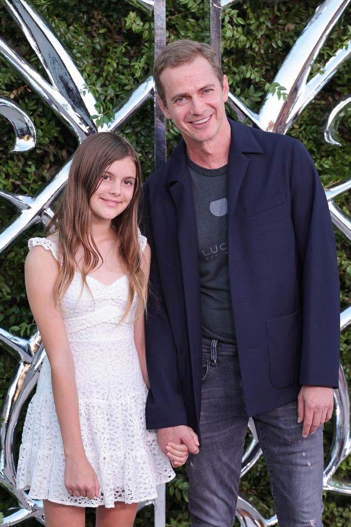 Briar Rose Christensen ha hecho su debut con su padre, Hayden Christensen, en el Lucas Museum of Narrative Art