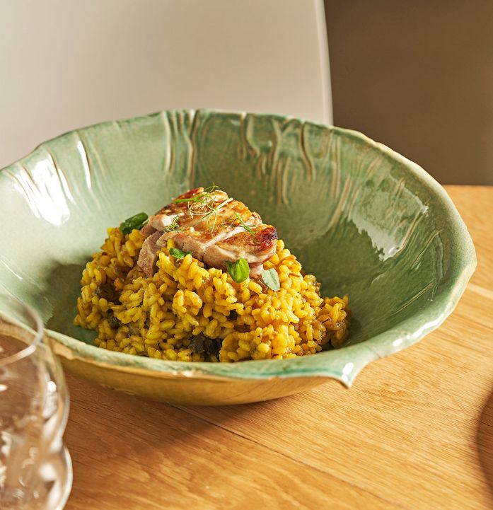 Plato de arroz de Monastrell