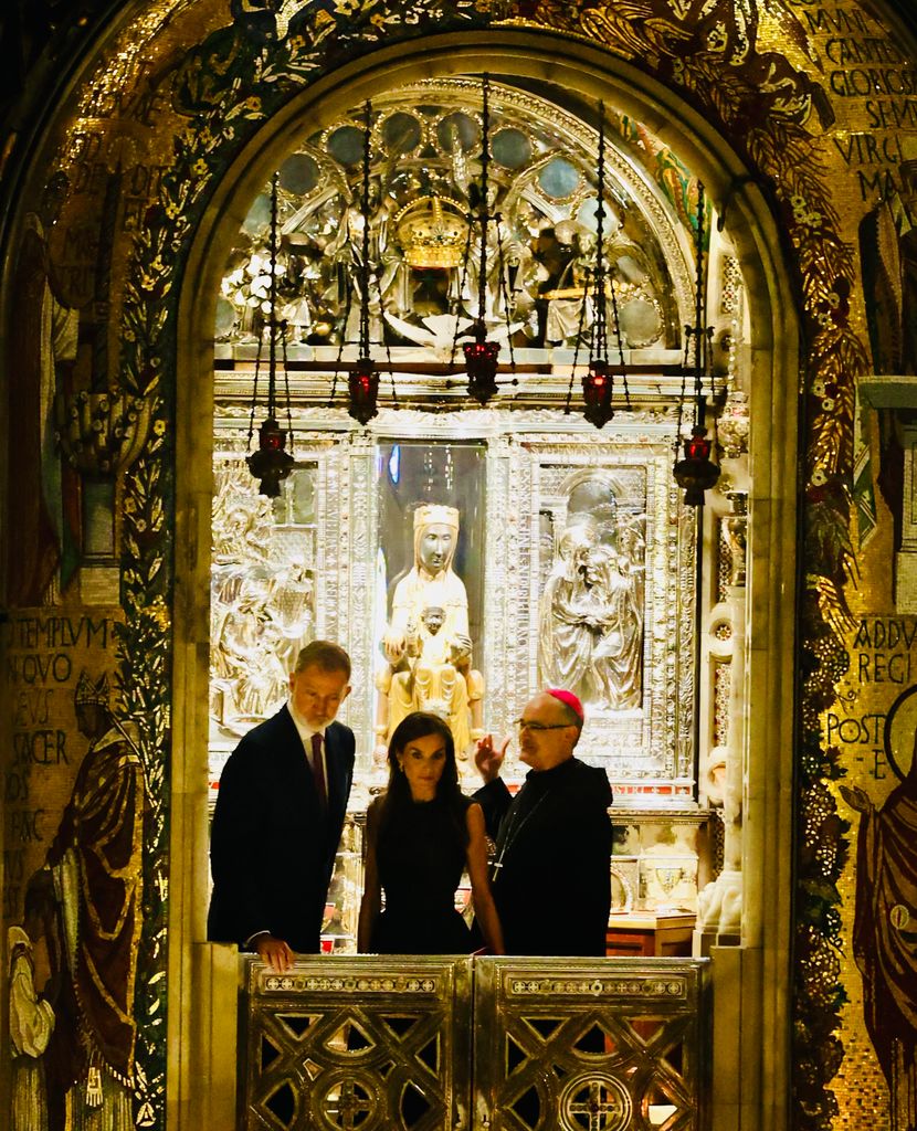 Los Reyes en el monasterio de Montserrat 