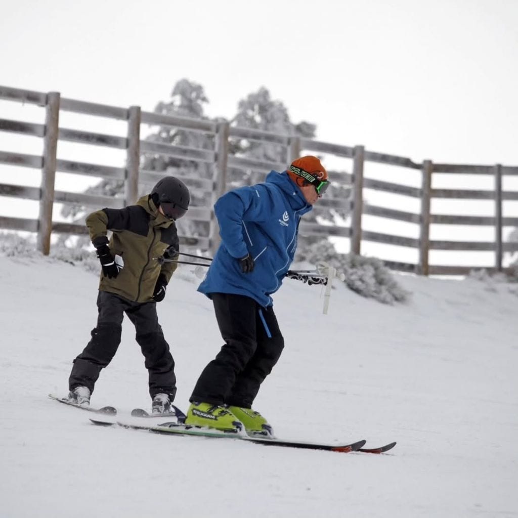 Valdesquí, curso de esquí