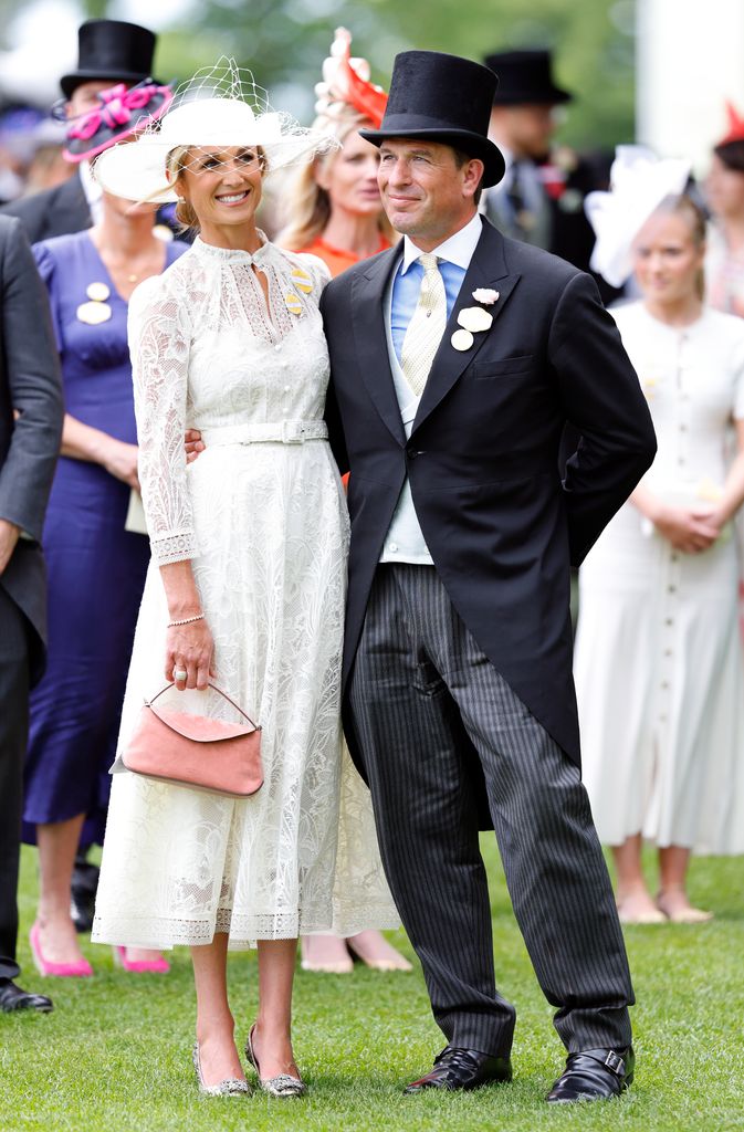 Harriet Phillips y Peter Phillips en Royal Ascot 2026.