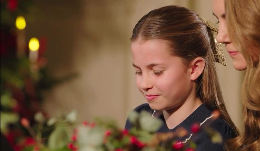 La princesa Charlotte, al piano