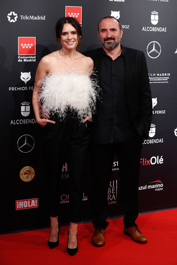 Eva Santolaria y Pau Freixas en los Premios Feroz de 2020