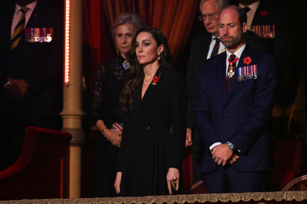 Kate y Guillermo en el concierto del Día del Recuerdo 2024