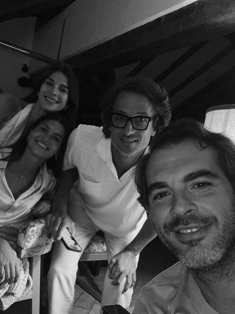 Las dos parejas: Sandra y Feliciano y Marta y Haryán 